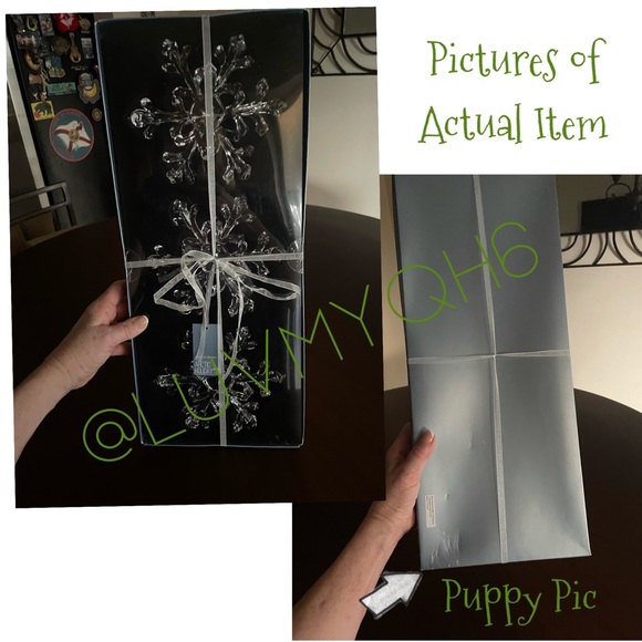 Christmas Tree Snowflake Ornament Set - Picture 2 of 2